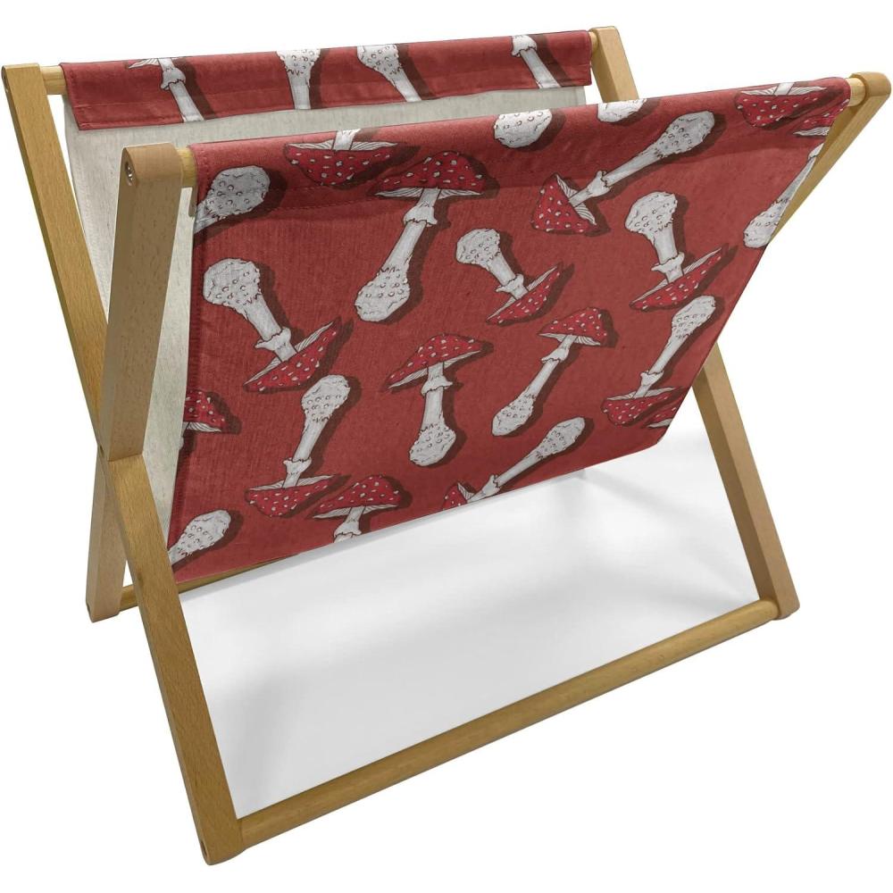 imageAmbesonne Eiffel Magazine and Book Holder Romantic Valentines Day Eiffel Tower City of Love Doodle Style Heart Shapes Floor Rack Decor for Interior of Home amp Office 22 x 19 Maroon White TanBurnt Sienna Red White