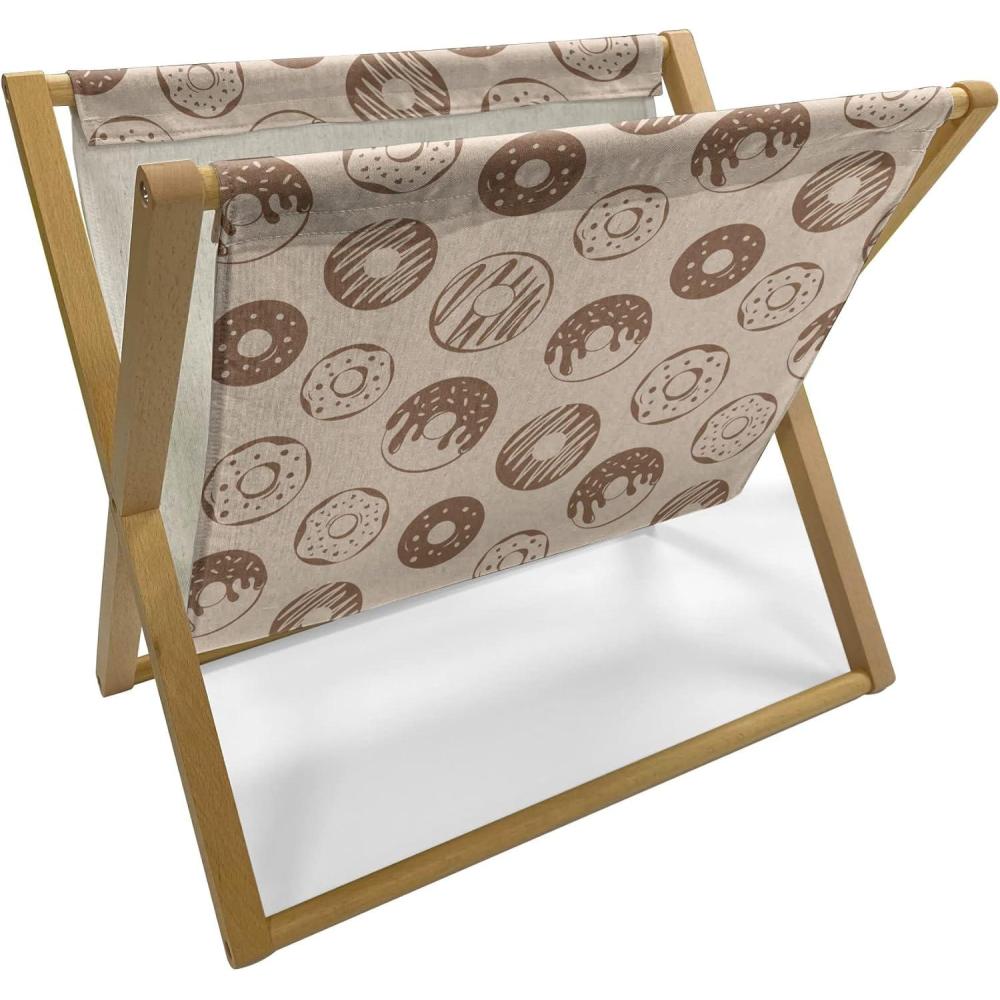 imageAmbesonne Hearts Magazine and Book Holder Shapes Out of Circles Dots Romantic Theme Valentines Day Feels Couple Love Floor Rack Decor for Interior of Home amp Office 22 x 19 Blush Pastel PinkPale Caramel and Beige