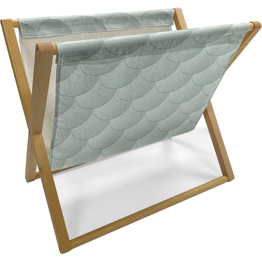 imageAmbesonne Hearts Magazine and Book Holder Valentines Day Theme Hand Drawn Repeated Romantic Modern Love Shapes Pattern Floor Rack Decor for Interior of Home amp Office 22 x 19 Champagne BlackAlmond Green