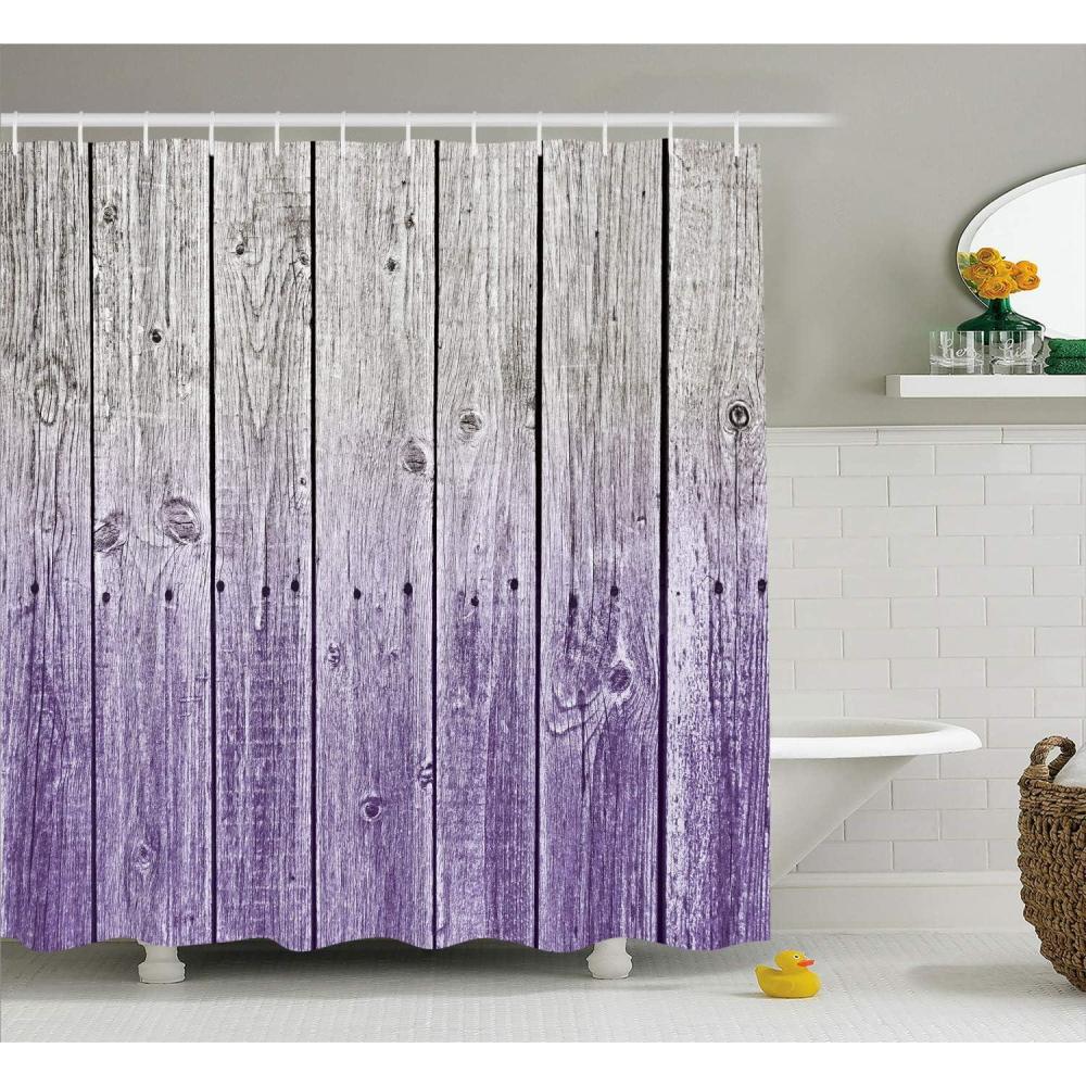imageAmbesonne Owls Shower Curtain Cartoon Owl and a Butterfly on Floral Background Hello Message Illustration Cloth Fabric Bathroom Decor Set with Hooks 69 W x 70 L Rose Cadet Blue BrownViolet Blue