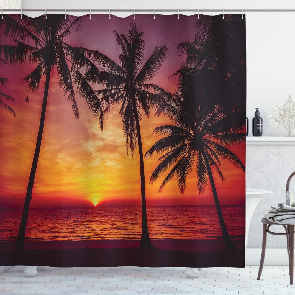 imageAmbesonne Sports Shower Curtain Cartoon Soccer Balls Showing Various Expressions Bored Laughing Happy Smiley Cloth Fabric Bathroom Decor Set with Hooks 69 W x 75 L White BlackOrange Black