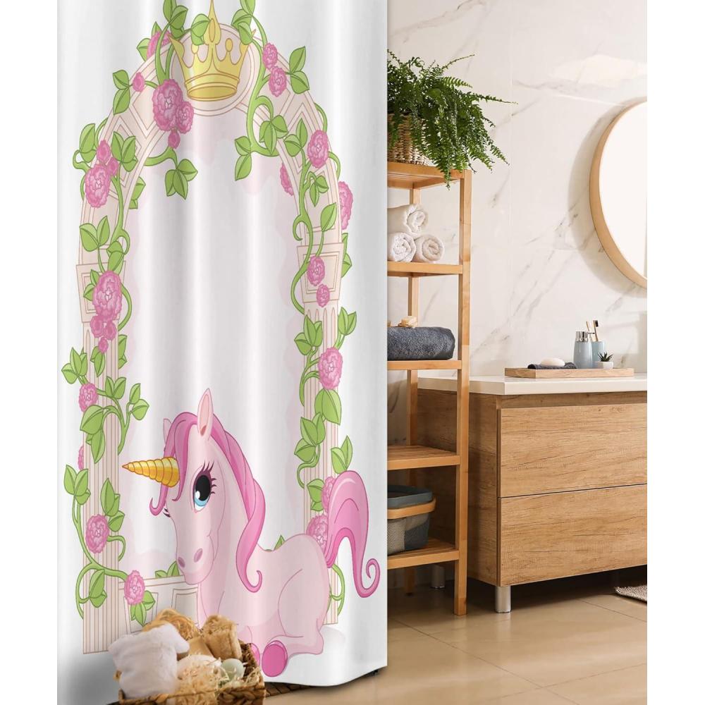 imageAmbesonne Sports Shower Curtain Cartoon Soccer Balls Showing Various Expressions Bored Laughing Happy Smiley Cloth Fabric Bathroom Decor Set with Hooks 69 W x 75 L White BlackBeige Pink