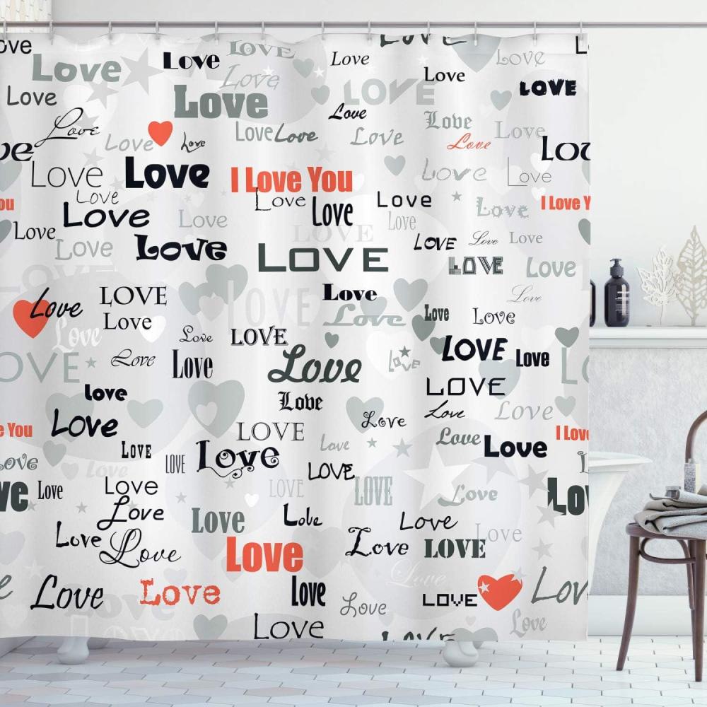 imageAmbesonne Sports Shower Curtain Cartoon Soccer Balls Showing Various Expressions Bored Laughing Happy Smiley Cloth Fabric Bathroom Decor Set with Hooks 69 W x 75 L White BlackGrey Black