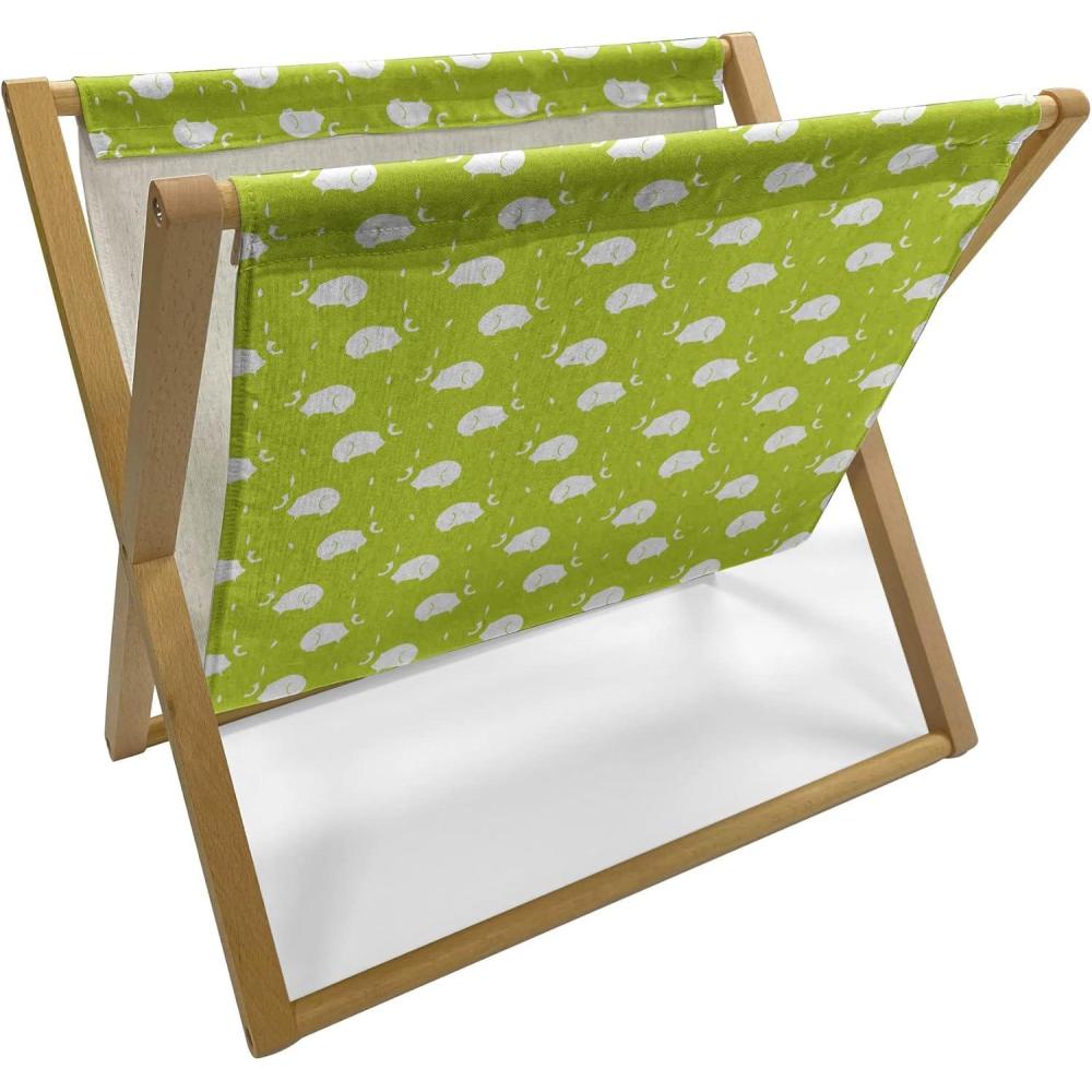 imageAmbesonne Valentines Day Magazine and Book Holder Simple Love Themed Pattern with Big and Little Hearts Floor Rack Decor for Interior of Home amp Office 22 x 19 Fuchsia and Dark PinkYellow Green and White
