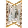 Ambesonne Eiffel Magazine and Book Holder, Romantic Valentines Day Eiffel Tower City of Love Doodle Style Heart Shapes, Floor Rack Decor for Interior of Home & Office, 22″ x 19″, Maroon White Tan(Cocoa Brown Beige)