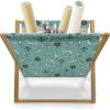 Ambesonne Folk Magazine and Book Holder, Valentine’s Day Pattern with Colorful Hearts, Floor Rack Decor for Interior of Home & Office, 22″ x 19″, Dark Lavender Multicolor(Seafoam Grey)