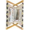 Ambesonne Folk Magazine and Book Holder, Valentine’s Day Pattern with Colorful Hearts, Floor Rack Decor for Interior of Home & Office, 22″ x 19″, Dark Lavender Multicolor(Blue Grey Multicolor)
