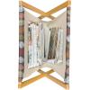 Ambesonne Folk Magazine and Book Holder, Valentine’s Day Pattern with Colorful Hearts, Floor Rack Decor for Interior of Home & Office, 22″ x 19″, Dark Lavender Multicolor(Taupe Multicolor)