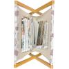 Ambesonne Funky Magazine and Book Holder, Heart Shapes on Plain Background Romantic and Aquatic Style Valentines Day, Floor Rack Decor for Interior of Home & Office, 22″ x 19″, Sea Blue Cadet Blue(Raspberry Pale Peach)