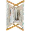 Ambesonne Funky Magazine and Book Holder, Heart Shapes on Plain Background Romantic and Aquatic Style Valentines Day, Floor Rack Decor for Interior of Home & Office, 22″ x 19″, Sea Blue Cadet Blue(Grey Teal Dark Seafoam)