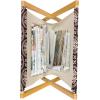 Ambesonne Funky Magazine and Book Holder, Heart Shapes on Plain Background Romantic and Aquatic Style Valentines Day, Floor Rack Decor for Interior of Home & Office, 22″ x 19″, Sea Blue Cadet Blue(Dark Maroon Champagne)