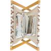 Ambesonne Giraffe Magazine and Book Holder, Couple Kissing Valentines Day Theme Lovers of Safari Animals Fun Romance, Floor Rack Decor for Interior of Home & Office, 22″ x 19″, Cinnamon White Peach(Cinnamon White Peach)