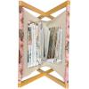 Ambesonne Giraffe Magazine and Book Holder, Couple Kissing Valentines Day Theme Lovers of Safari Animals Fun Romance, Floor Rack Decor for Interior of Home & Office, 22″ x 19″, Cinnamon White Peach(Pale Pink Cinnamon and Dust)