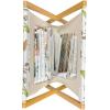 Ambesonne Giraffe Magazine and Book Holder, Couple Kissing Valentines Day Theme Lovers of Safari Animals Fun Romance, Floor Rack Decor for Interior of Home & Office, 22″ x 19″, Cinnamon White Peach(Green Pale Caramel Umber)