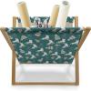 Ambesonne Giraffe Magazine and Book Holder, Couple Kissing Valentines Day Theme Lovers of Safari Animals Fun Romance, Floor Rack Decor for Interior of Home & Office, 22″ x 19″, Cinnamon White Peach(Pale Brown White and Teal)