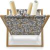 Ambesonne Giraffe Magazine and Book Holder, Couple Kissing Valentines Day Theme Lovers of Safari Animals Fun Romance, Floor Rack Decor for Interior of Home & Office, 22″ x 19″, Cinnamon White Peach(Pale Coffee Grey and White)
