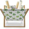 Ambesonne Heart Magazine and Book Holder, Repetitive Romantic Plaid Motif Hearts Valentines, Floor Rack Decor for Interior of Home & Office, 22″ x 19″, Champagne Multicolor(Lime Green Multicolor)