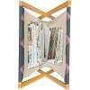 Ambesonne Hearts Magazine and Book Holder, Shapes Out of Circles Dots Romantic Theme Valentines Day Feels Couple Love, Floor Rack Decor for Interior of Home & Office, 22″ x 19″, Blush Pastel Pink(Grey and Pastel Pink)