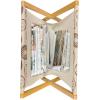 Ambesonne Hearts Magazine and Book Holder, Shapes Out of Circles Dots Romantic Theme Valentines Day Feels Couple Love, Floor Rack Decor for Interior of Home & Office, 22″ x 19″, Blush Pastel Pink(Pale Caramel and Beige)