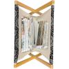 Ambesonne Hearts Magazine and Book Holder, Valentine’s Day Theme Hand Drawn Repeated Romantic Modern Love Shapes Pattern, Floor Rack Decor for Interior of Home & Office, 22″ x 19″, Champagne Black(Pale Taupe)