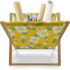 Ambesonne Hearts Magazine and Book Holder, Valentine’s Day Theme Hand Drawn Repeated Romantic Modern Love Shapes Pattern, Floor Rack Decor for Interior of Home & Office, 22″ x 19″, Champagne Black(Earth Yellow Green)