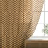 Ambesonne Indie Tulle Curtains with Rod Pocket, Hipster Fashion Themed Pattern Clothing Accessories and Sketchy Art, Sheer Drape for Wedding Party 2 Panels, 108″ x 54″, Seafoam Orange Black(Brown Pale Brown Marigold)