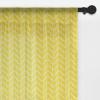 Ambesonne Indie Tulle Curtains with Rod Pocket, Hipster Fashion Themed Pattern Clothing Accessories and Sketchy Art, Sheer Drape for Wedding Party 2 Panels, 108″ x 54″, Seafoam Orange Black(Avocado Green Yellow Earth Yellow)