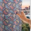 Ambesonne Indie Tulle Curtains with Rod Pocket, Hipster Fashion Themed Pattern Clothing Accessories and Sketchy Art, Sheer Drape for Wedding Party 2 Panels, 108″ x 54″, Seafoam Orange Black(Navy Blue Orange Red)