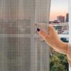Ambesonne Indie Tulle Curtains with Rod Pocket, Hipster Fashion Themed Pattern Clothing Accessories and Sketchy Art, Sheer Drape for Wedding Party 2 Panels, 108″ x 54″, Seafoam Orange Black(Charcoal Grey Pale Brown Vermilion)