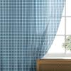 Ambesonne Indie Tulle Curtains with Rod Pocket, Hipster Fashion Themed Pattern Clothing Accessories and Sketchy Art, Sheer Drape for Wedding Party 2 Panels, 108″ x 54″, Seafoam Orange Black(Blue Pale Blue)