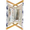 Ambesonne Kiss Magazine and Book Holder, Red Woman Lips Kiss Marks Pattern Romance Feminine Graphic Valentines Day, Floor Rack Decor for Interior of Home & Office, 22″ x 19″, Vermilion White(Dark Blue White)