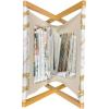 Ambesonne Love Magazine and Book Holder, Pattern Valentine’s Day with Flowers and Butterfly Holiday Love Antiquity Vintage, Floor Rack Decor for Interior of Home & Office, 22″ x 19″, Beige Brown Red(Pale Coffee Rose White)