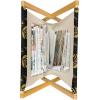 Ambesonne Love Magazine and Book Holder, Pattern Valentine’s Day with Flowers and Butterfly Holiday Love Antiquity Vintage, Floor Rack Decor for Interior of Home & Office, 22″ x 19″, Beige Brown Red(Caramel Pale Coffee)