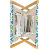Ambesonne Love Magazine and Book Holder, Various Ornamental Hearts in Pastel Colors Valentine’s Day Themed Design, Floor Rack Decor for Interior of Home & Office, 22″ x 19″, Blush Multicolor(Sea Blue Dark Seafoam)