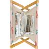 Ambesonne Love Magazine and Book Holder, Various Ornamental Hearts in Pastel Colors Valentine’s Day Themed Design, Floor Rack Decor for Interior of Home & Office, 22″ x 19″, Blush Multicolor(Blush Multicolor)