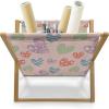 Ambesonne Love Magazine and Book Holder, Various Ornamental Hearts in Pastel Colors Valentine’s Day Themed Design, Floor Rack Decor for Interior of Home & Office, 22″ x 19″, Blush Multicolor(Blush Multicolor)