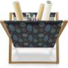 Ambesonne Love Magazine and Book Holder, Various Ornamental Hearts in Pastel Colors Valentine’s Day Themed Design, Floor Rack Decor for Interior of Home & Office, 22″ x 19″, Blush Multicolor(Dark Indigo Multicolor)