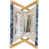 Ambesonne Love Magazine and Book Holder, Various Ornamental Hearts in Pastel Colors Valentine’s Day Themed Design, Floor Rack Decor for Interior of Home & Office, 22″ x 19″, Blush Multicolor(Blue Grey Night Blue)