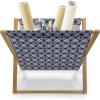 Ambesonne Love Magazine and Book Holder, Various Ornamental Hearts in Pastel Colors Valentine’s Day Themed Design, Floor Rack Decor for Interior of Home & Office, 22″ x 19″, Blush Multicolor(Night Blue and White)