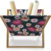 Ambesonne Love Magazine and Book Holder, Various Ornamental Hearts in Pastel Colors Valentine’s Day Themed Design, Floor Rack Decor for Interior of Home & Office, 22″ x 19″, Blush Multicolor(Grey and Multicolor)