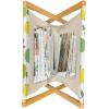 Ambesonne Love Magazine and Book Holder, Various Ornamental Hearts in Pastel Colors Valentine’s Day Themed Design, Floor Rack Decor for Interior of Home & Office, 22″ x 19″, Blush Multicolor(Vermilion Mustard)