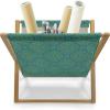 Ambesonne Love Magazine and Book Holder, Various Ornamental Hearts in Pastel Colors Valentine’s Day Themed Design, Floor Rack Decor for Interior of Home & Office, 22″ x 19″, Blush Multicolor(Teal and Multicolor)