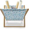 Ambesonne Love Magazine and Book Holder, Various Ornamental Hearts in Pastel Colors Valentine’s Day Themed Design, Floor Rack Decor for Interior of Home & Office, 22″ x 19″, Blush Multicolor(Sky Blue White)
