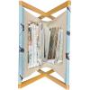 Ambesonne Poppy Flower Magazine and Book Holder, Leaves and Petals Watercolors Bouquet Romance Inspiration Valentines Day, Floor Rack Decor for Interior of Home & Office, 22″ x 19″, Green Pink Cream(Blue Red Black)