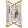 Ambesonne Purple Magazine and Book Holder, Valentine’s Day Couple Wedding Bride Heart Design Image, Floor Rack Decor for Interior of Home & Office, 22″ x 19″, Lavender and Purple(Lavender Purple)