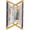 Ambesonne Purple Magazine and Book Holder, Valentine’s Day Couple Wedding Bride Heart Design Image, Floor Rack Decor for Interior of Home & Office, 22″ x 19″, Lavender and Purple(Indigo Ginger White)