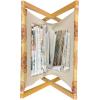 Ambesonne Purple Magazine and Book Holder, Valentine’s Day Couple Wedding Bride Heart Design Image, Floor Rack Decor for Interior of Home & Office, 22″ x 19″, Lavender and Purple(Dark Orange Apricot)