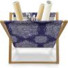 Ambesonne Purple Magazine and Book Holder, Valentine’s Day Couple Wedding Bride Heart Design Image, Floor Rack Decor for Interior of Home & Office, 22″ x 19″, Lavender and Purple(Lavender Blue Indigo)