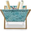Ambesonne Purple Magazine and Book Holder, Valentine’s Day Couple Wedding Bride Heart Design Image, Floor Rack Decor for Interior of Home & Office, 22″ x 19″, Lavender and Purple(Turquoise Teal White)