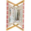 Ambesonne Romantic Magazine and Book Holder, Heart Pattern Lovers Valentines Day Honeymoon Girls Doodle Design, Floor Rack Decor for Interior of Home & Office, 22″ x 19″, Orange White(Red White)